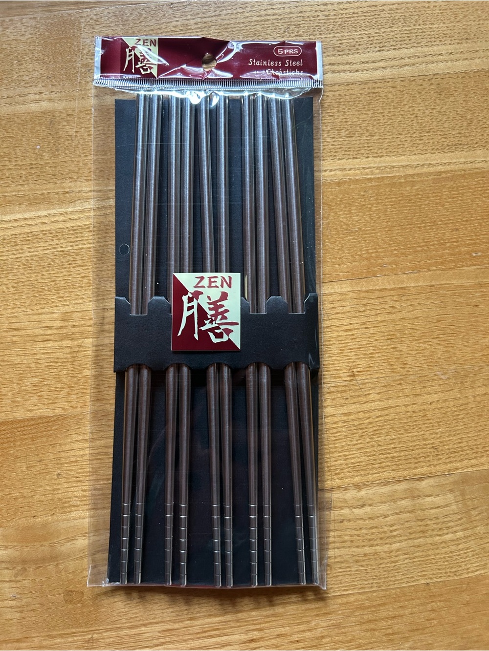 Stainless Steel Reusable Chopsticks - (Set of 5)